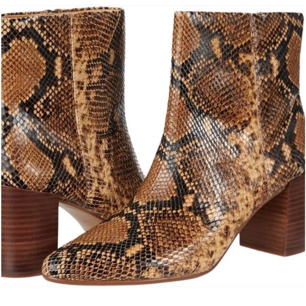 Madewell Snakeskin Booties